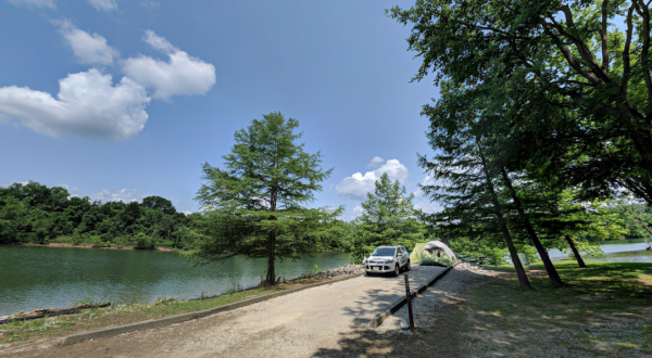 Camp Right On Turquoise Water At The Little Known Dog Creek Campground In Kentucky