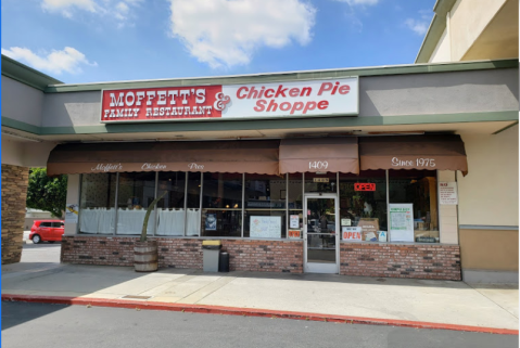The Small Cafe, Moffett's Family Restaurant, In Southern California Has A Pot Pie Known Around The World