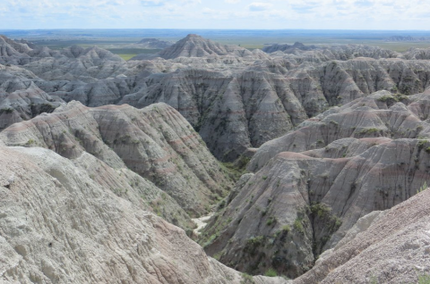 The Pinnacles Overlook In South Dakota's Badlands National Park Look Like Something From Another Planet