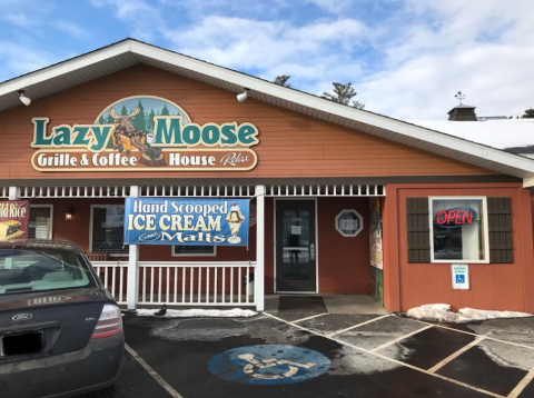 Minnesota Travelers Love To Stop For Homemade Breakfast At Lazy Moose In Moose Lake, Minnesota