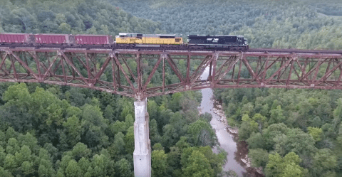 The Tallest, Most Impressive Bridge In Tennessee Can Be Found In The Town Of Helenwood