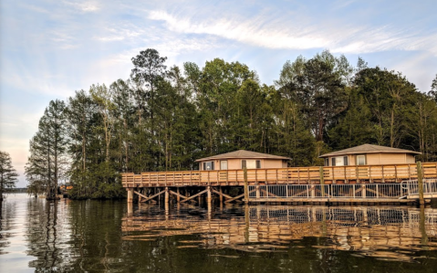 You'll Have A Front Row View Of South Carolina's Inland Sea At These Cozy Cabins