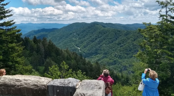 Stand In 2 States At Once Or Maybe Even Hike The Appalachian Trail At Newfound Gap Overlook In North Carolina