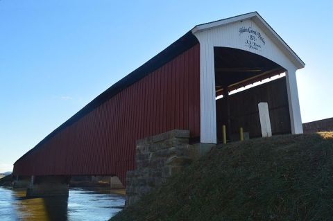The Oldest Covered Bridge In Indiana Has Been Around Since 1875