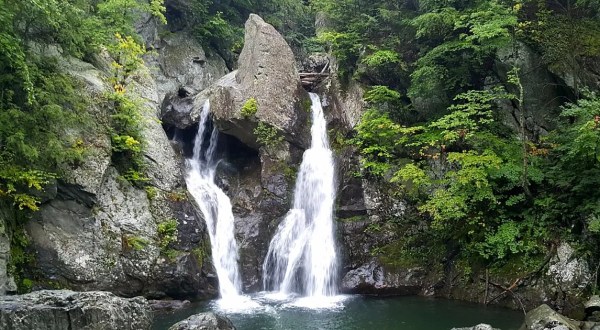 See The Tallest Waterfall In Massachusetts At Bash Bish Falls State Park