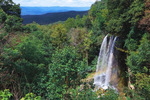 Experience Falling Spring Falls, One Of Virginia's Most Majestic Waterfalls, Without Traveling Far From Your Car