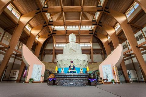 The Largest Buddha Statue In The Western Hemisphere Is At Chuang Yen Monastery In New York