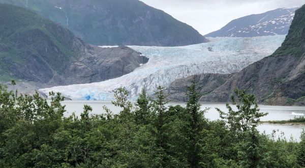 Hike This Easy Trail In Alaska And Be Rewarded With Glacier and Waterfall Views