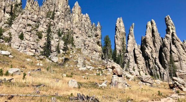Take An Easy Out-And-Back Trail To Enter Another World At Cathedral Spires In South Dakota