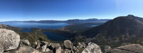 The Remote Hike To Maggie's Peaks In Northern California Winds Through A Pine Forest And Granite Lake