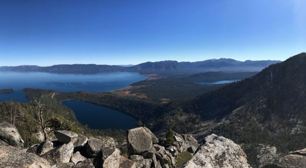 The Remote Hike To Maggie’s Peaks In Northern California Winds Through A Pine Forest And Granite Lake