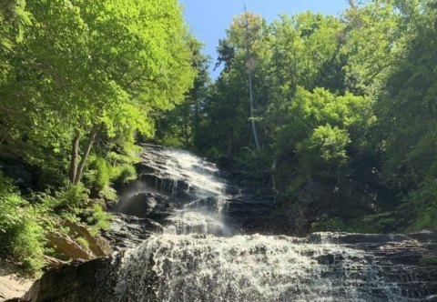 The Remote Hike To Lye Brook Falls In Vermont Winds Through The 15,680-Acre Lye Brook Wilderness