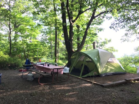 Pitch Your Tent At Loft Mountain Campground, A Secluded Spot In Shenandoah National Park