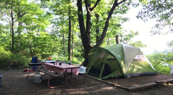 Pitch Your Tent At Loft Mountain Campground, A Secluded Spot In Shenandoah National Park