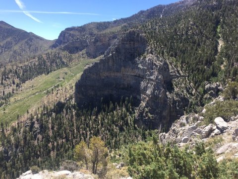 The Remote Hike To Cathedral Rock In Nevada Winds Through Pine Forests And Underneath Limestone Cliffs