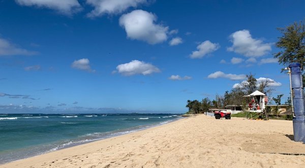 Learn To Surf And Enjoy Plenty Of Amenities At Hawaii’s Local Hangout, White Plains Beach