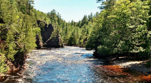 With Deep Gorges And Spectacular Waterfalls, Copper Falls State Park Is One Of The Most Scenic Places In Wisconsin