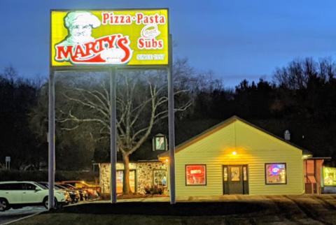 Since 1957, Marty's Pizza Has Been Serving Up Some Of The Best And Biggest Pies In Wisconsin