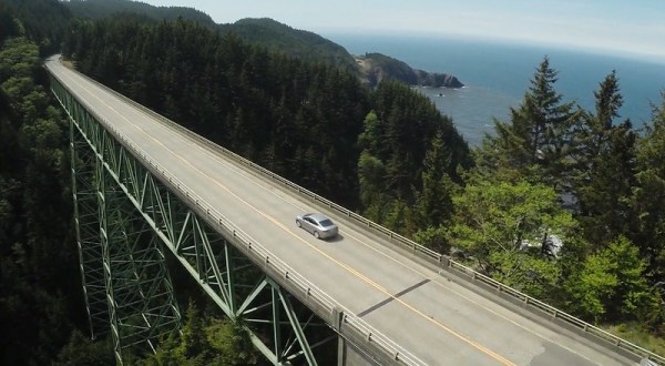 The Tallest, Most Impressive Bridge In Oregon Can Be Found In The Town Of Brookings