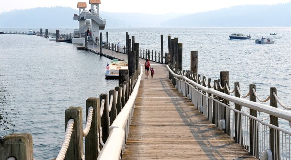 Coeur d’Alene Resort In Idaho Features A 3,300-Foot Boardwalk And Stunning Waterfront Views