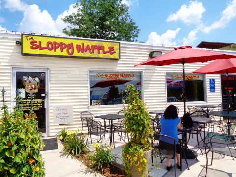 Start Your Day With A Wonderful Breakfast From The Sloppy Waffle, A Quirky Eatery In Connecticut