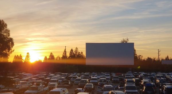 A Drive-In Movie Theater In Northern California Has Re-Opened With Social Distancing Guidelines