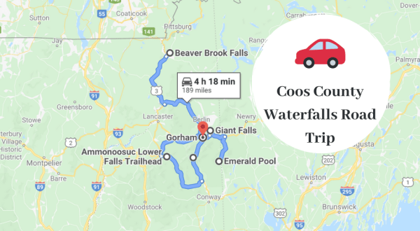 The 4-Hour Road Trip Around Coos County Waterfalls Is A Glorious Spring Adventure In New Hampshire