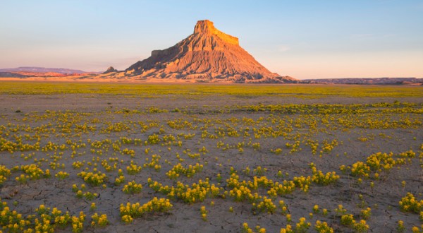 One Of Utah’s Most Stunning Natural Wonders, Factory Butte Stands 6,300 Feet Above Sea Level