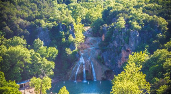Marvel At The Beautiful Turner Falls Overlook In Oklahoma Without Getting Out Of Your Car