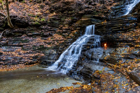 This New York Waterfall Is The Coolest Thing You'll Ever See For Free
