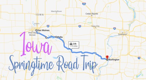Try Out This Mini Iowa Road Trip Where You Can View Spring From Your Car