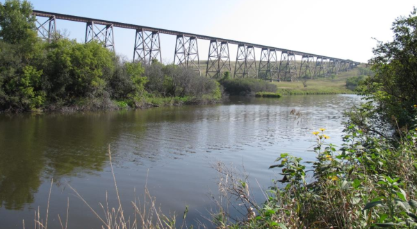 The Tallest, Most Impressive Bridge In North Dakota Can Be Found In The Town Of Valley City