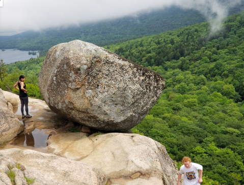 Bubble Rock In Maine's Acadia National Park Looks Like Something From Another Planet