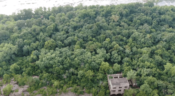 A Drone Flew High Above An Abandoned Power Plant In Virginia And Caught The Most Incredible Footage