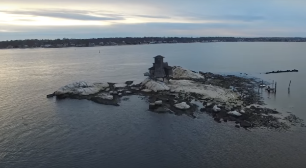 A Drone Flew High Above An Uninhabited Island In Connecticut And Caught The Most Incredible Footage
