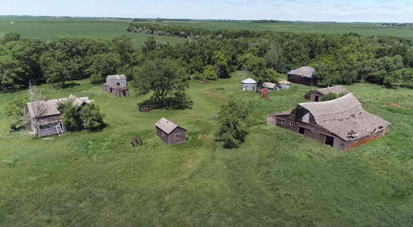 A Drone Flew High Above An Uninhabited Farmstead In North Dakota And Caught The Most Incredible Footage