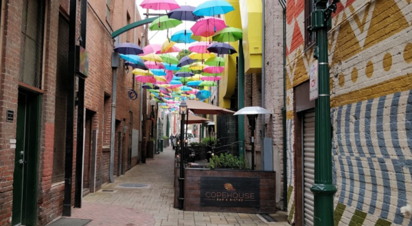 The Whimsical Umbrella Alley In Southern California That Is Right Out Of A Storybook