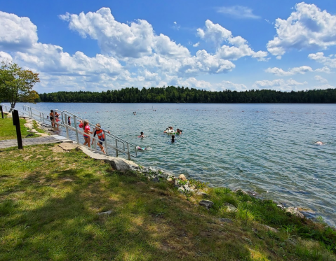 Some Of The Cleanest And Clearest Water Can Be Found At Maine's Lake St. George State Park