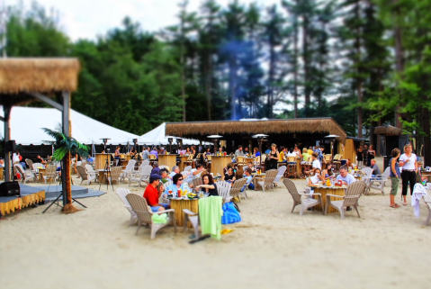 Sink Your Toes In The Sand At Sunset Tiki Bar In Massachusetts