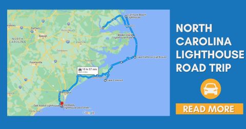 The Lighthouse Road Trip On The North Carolina Coast That's Dreamily Beautiful