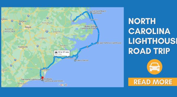 The Lighthouse Road Trip On The North Carolina Coast That’s Dreamily Beautiful