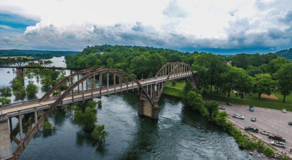 The Unique Rainbow Arch Bridge In Cotter Is The Only One Of Its Kind In Arkansas