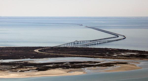 The Longest, Most Impressive Bridge In Virginia Can Be Found Near The Town Of Cape Charles
