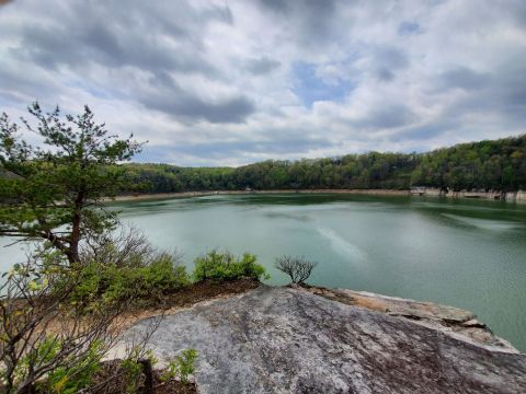 View West Virginia's Summersville Lake Like Never Before From The Cliffs On Long Point Trail