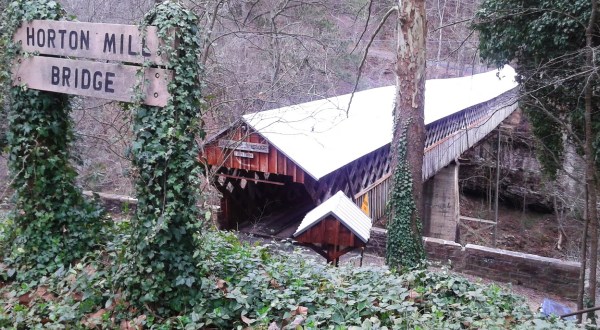 The Tallest, Most Impressive Covered Bridge In Alabama Can Be Found In The Town Of Oneonta
