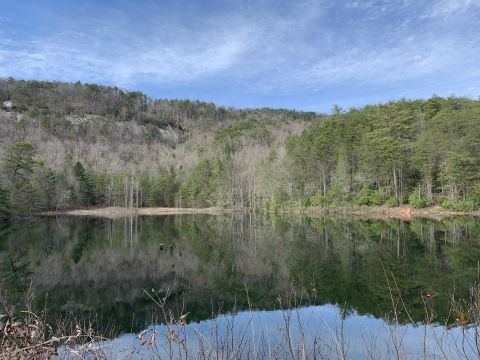 Hike 1.6 Miles To Lake Wattacoo On This Hidden Mountain Trail In South Carolina