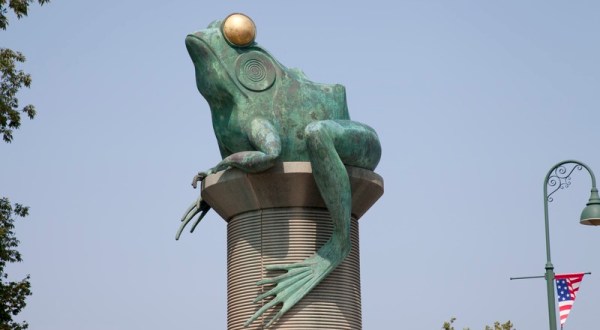 A Quirky Landmark In Connecticut, The Frog Bridge Is Truly Unique