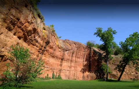 Take An Easy Hike Through Red Rock Canyon Adventure Park, A Serene Destination In Oklahoma
