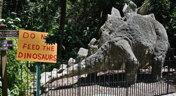 Filled With Cement Dinosaurs, The Abandoned 1930s Florida Amusement Park Bongoland Will Give You Chills