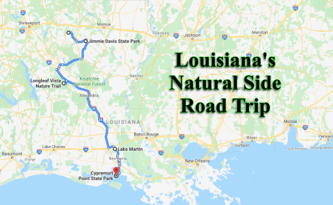 This Weekend Road Trip Will Lead You To Some Of Louisiana's Most Beautiful Natural Scenery